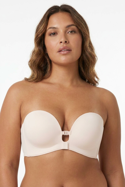Front Closure No-Slip Strapless Bra