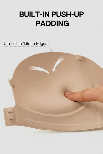 Front Closure No-Slip Strapless Bra